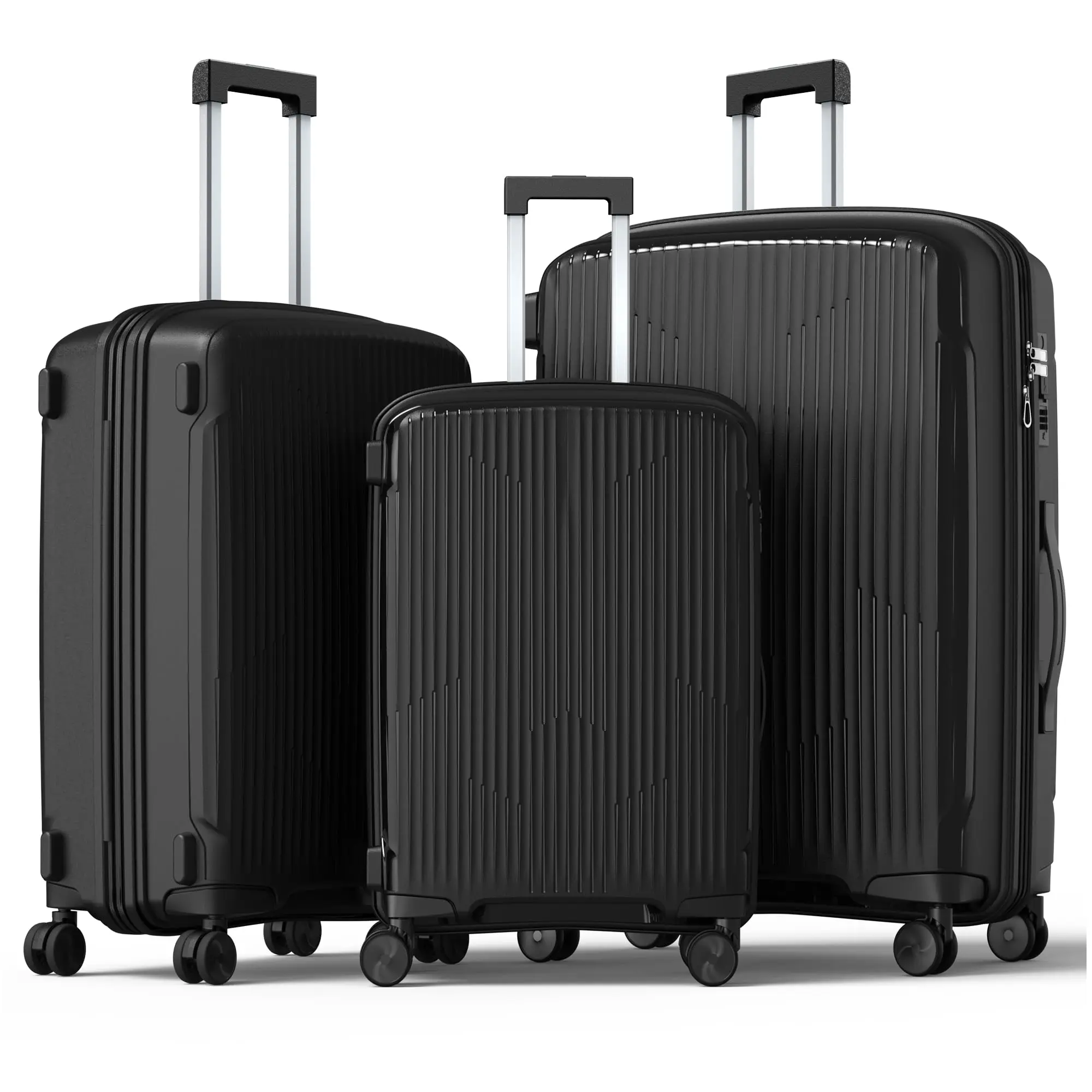 

Expandable Hardshell Suitcase Set, 20" Carry On & 24"/28" Checked Bags, Durable TSA Lock for Business Trip, Cruise