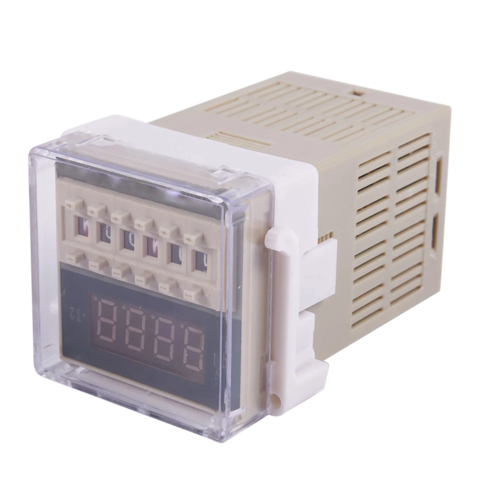 AB33-5X AC 220V 5A Programmable Double Delay Relay Device Tool DH48S-S