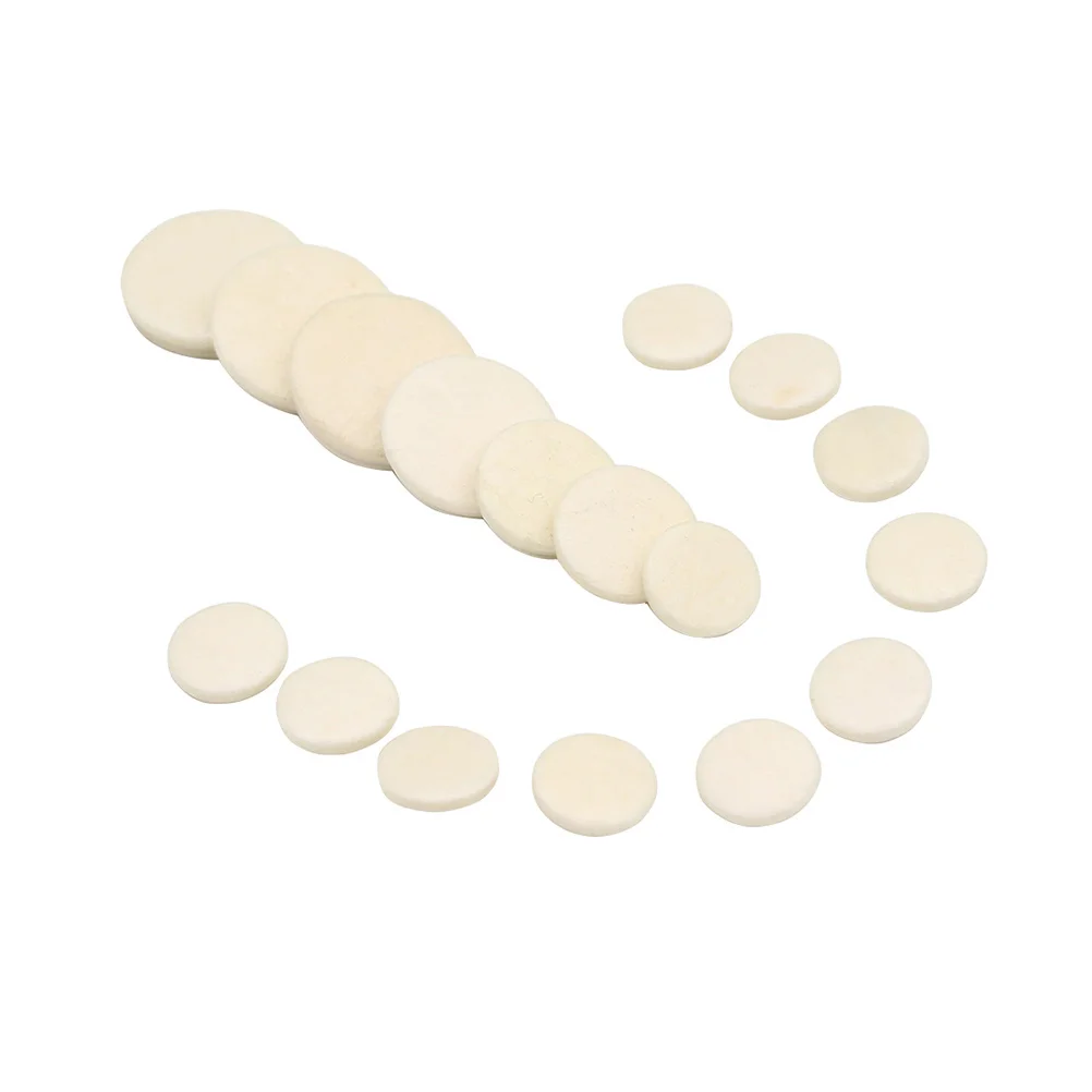 

17pcs Clarinet Pads Replacement White 16.5Mm 15Mm 12Mm 9.5Mm Felt For Woodwind Instrument Repair Clarinet Pad Set Parts