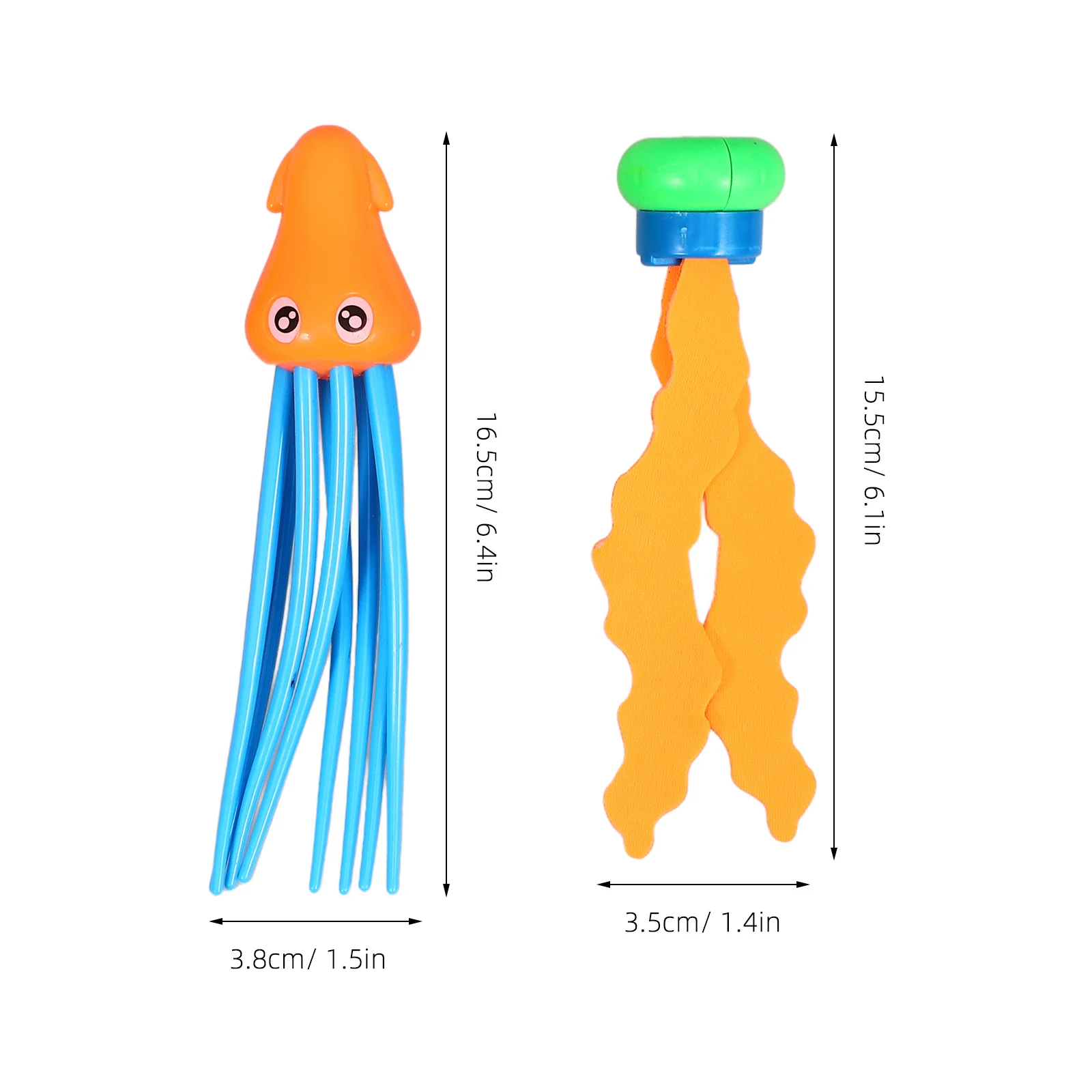 6pcs Summer Toys Seaweed Diving Toy Water Games Pool Games Child Underwater Diving Seaweed Toy Sports Parent-Child Gifts for