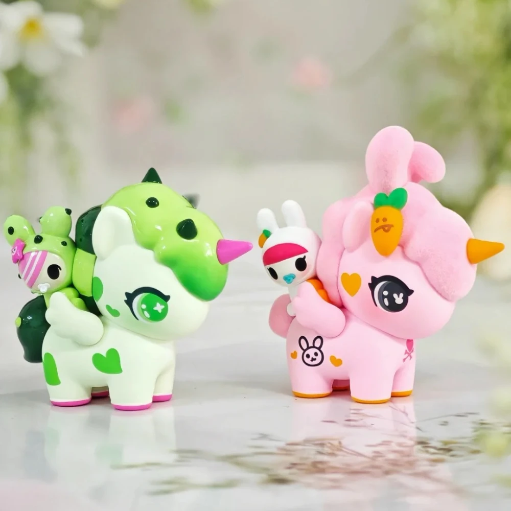 TNTSPACE TOKIDOKI صندوق أعمى سلسلة الفصول الأربعة مجموعة لعب المد منضدية الديكور أنيمي الشكل مفاجأة صناديق الغموض لطيف