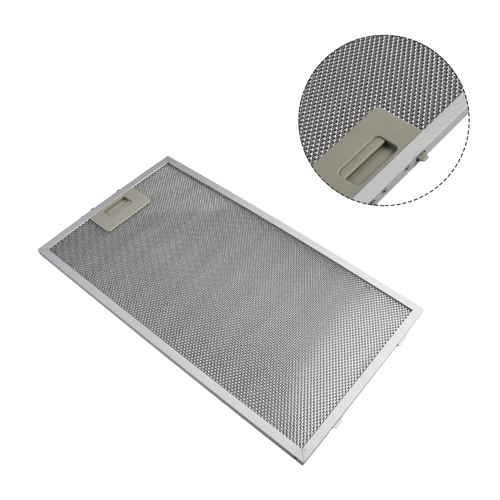 Filtro de aço inoxidável Hood para titulares, Metal Mesh, Extrator Extrator, Melhoria Home, 460x260mm