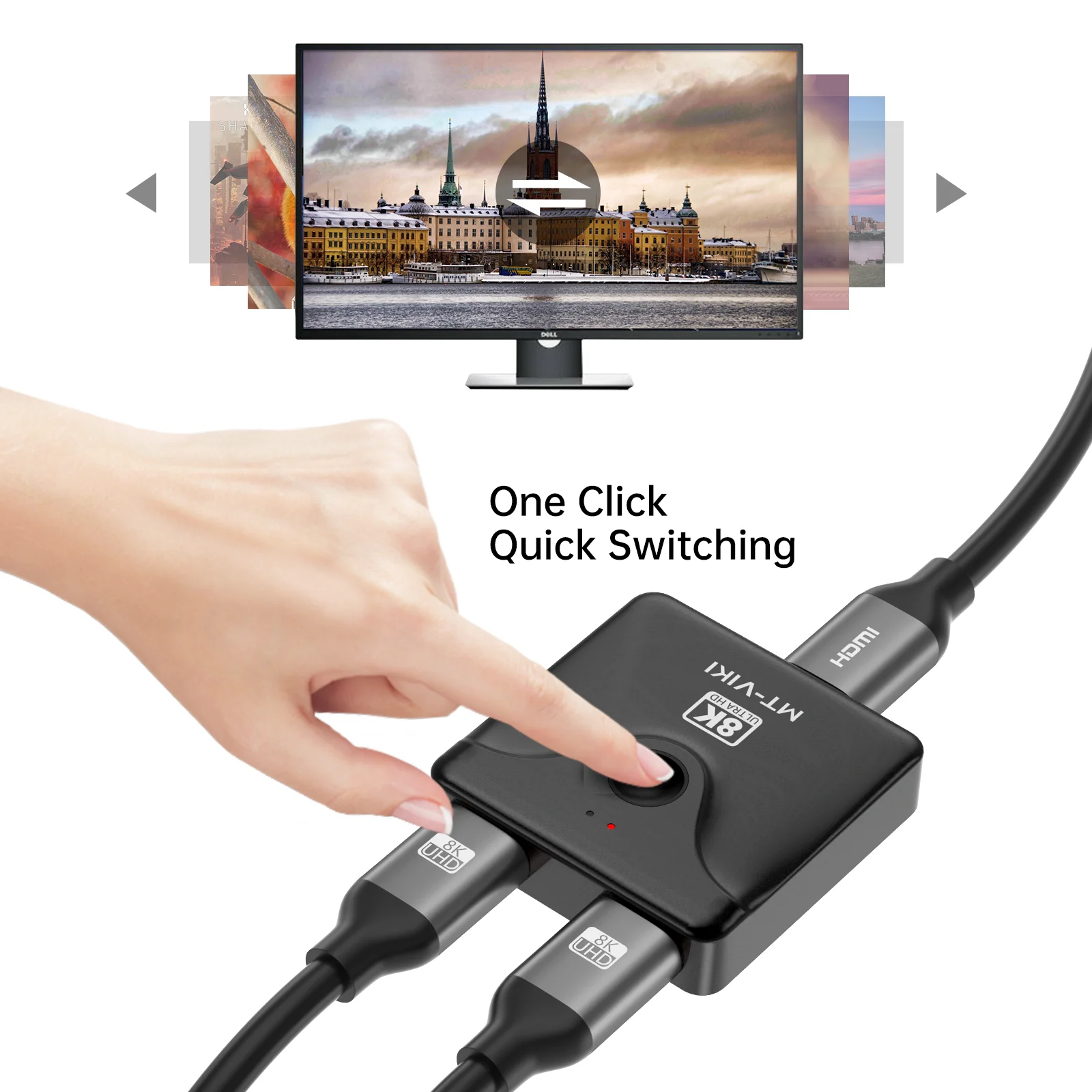 8k 60HZ HDMI Switch Selector, MT-VIKI 8K 60hz 4K 120hz Hdmi Switcher HDCP 2.1