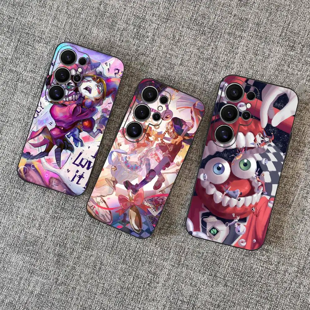 Anime The Amazing Digital Circus Phone Case For Samsung S 24 fe 25 Ultra plus 20 lite 21 30 22 23 24 22 Ultra 5G Fundas