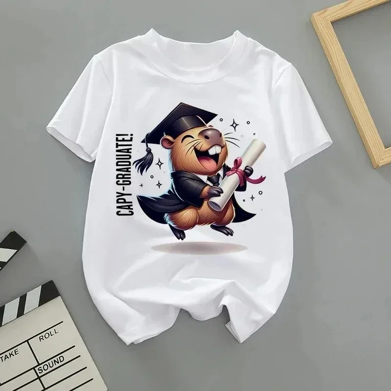 Adorable Water Bubble Tea Lover Shirt - Rainbow & Stars Design for Girls Boys