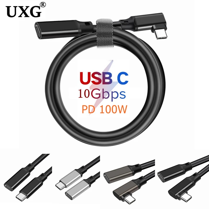 5M 3M USB C 3.1 Gen2 10Gbps Extension Cable Type C to C PD 100W QC4.0 5A Fast Charging Cable For MacBook Pro 4k 60Hz Video Cable