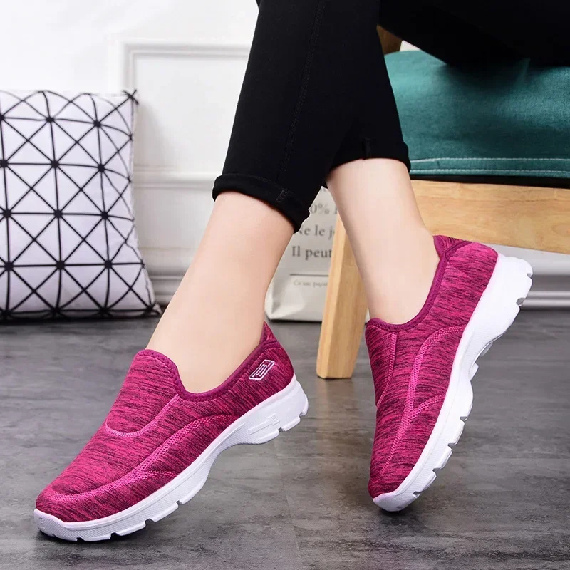 Fashion Women\'s Shoes Lightweight Female Vulcanized Shoes Comfortable Womens Casual Shoes Breathable Loaferszapatos Para Mujeres