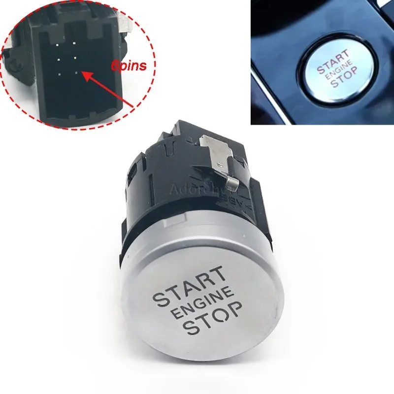 

4H1905217A Fit for Audi A8 D4 Quattro S8 Car One Key Start Switch Button Start Button Engine Ignition Switch Accessories