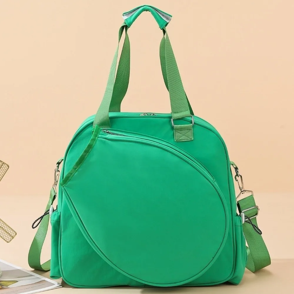 Large Capacity Tennis Backpack Solid Color Multi-functional Pickleball Racket Bag Comfortable Adjustable Tennis Racket Bag Women