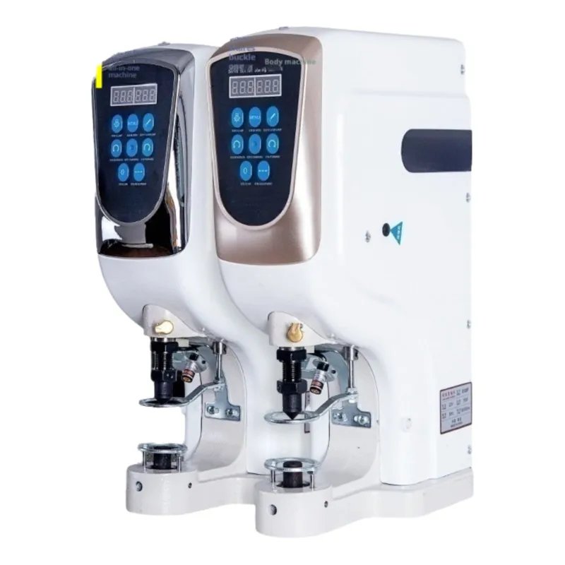 The new 818 fully automatic button-punching machine button-punching machine four-piece buckle nail buckle equipment