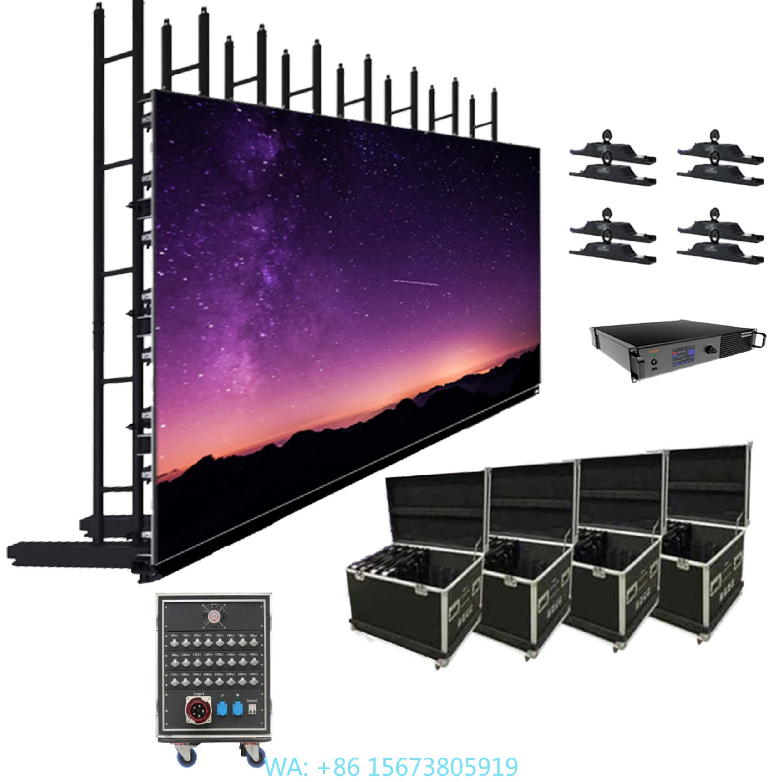 

Outdoor Full Color P3.91 Waterproof 8K Resolution HDR10+ Video Wall LED Display Rental Panel for Cinema Concerts Events