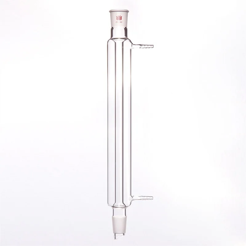 SYNTHWARE Rectocondensor, 14/20 19/22 24/40 29/42, φ 8mm/10mm small nozzle, Borosilicate straight condenser, C20