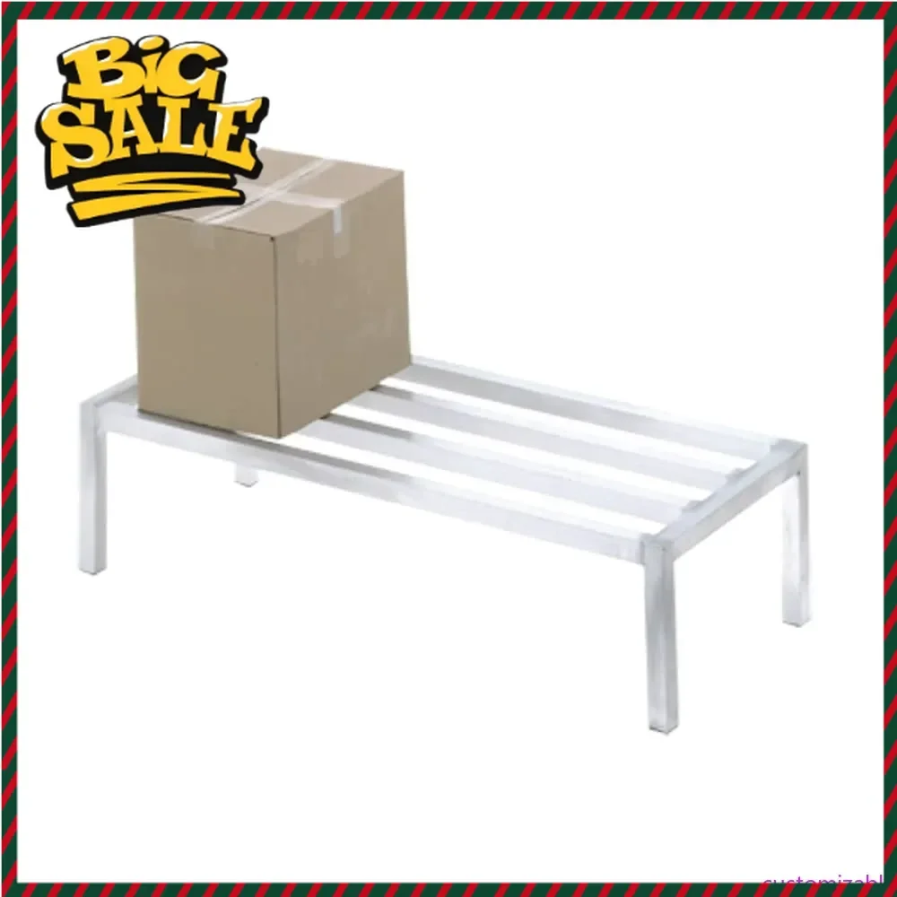 

Hot salesAluminum Dunnage Rack, Promotional Series, Tubular Design, 42 Width x 20 Depth x 12 Height, Supports Up to 2000 lbs