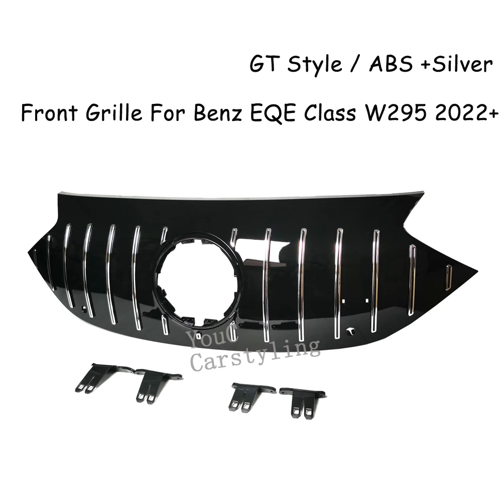 W295 GT Style Front Bumper Grill For Mercedes EQE Class W295 V295 EQE350 EQE500 2022+ (Not For EQE SUV)