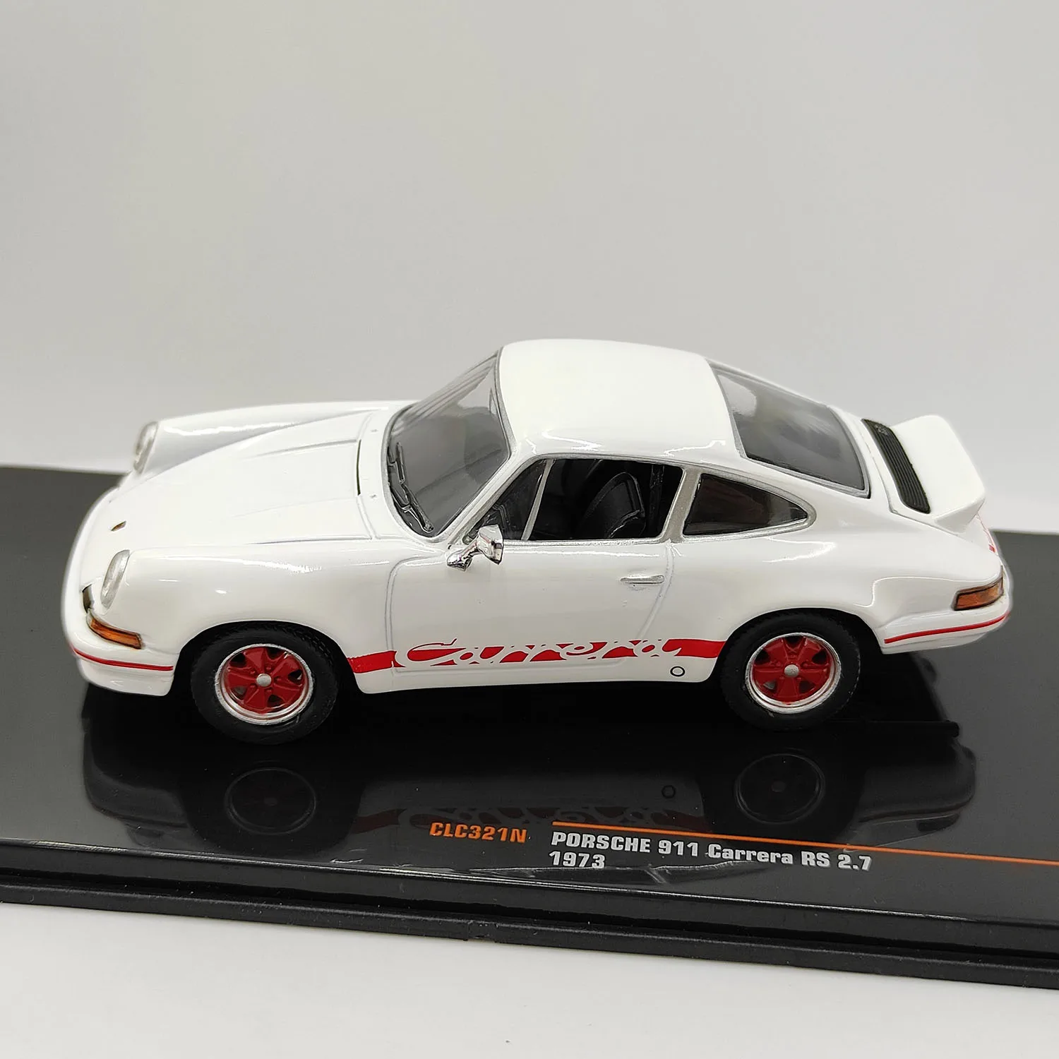 Diecast IXO 1/43 Schaal Porsche 911 Carrera Rs 2.7 1973 Witte Legering Model Auto Collectible Toy Gift Souvenir Display Ornament