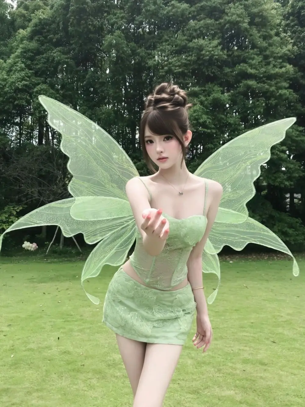 Y2k Spicy Girl Lace Strap Cami Crop Tops + High Waist Skirt 2 Piece Set Women Summer Korean Chic Fairy Beach Party Daily Outfits