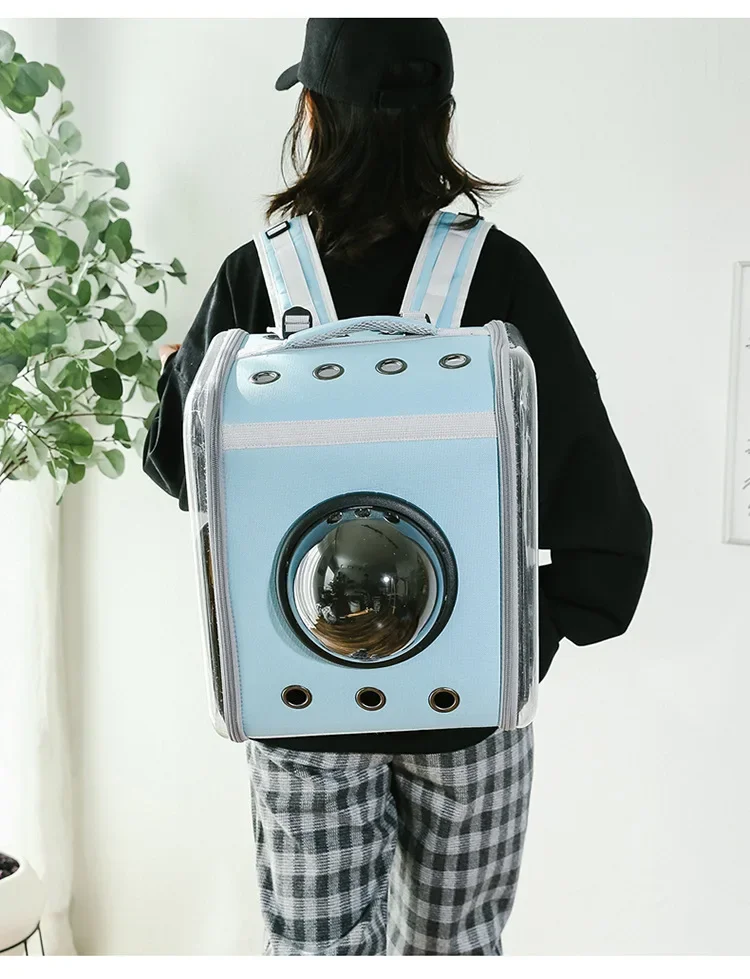 Cat Bag Out Portable Cat Backpack Large School Bag Dog Large Capacity Carry Space Capsule Pet Backpack