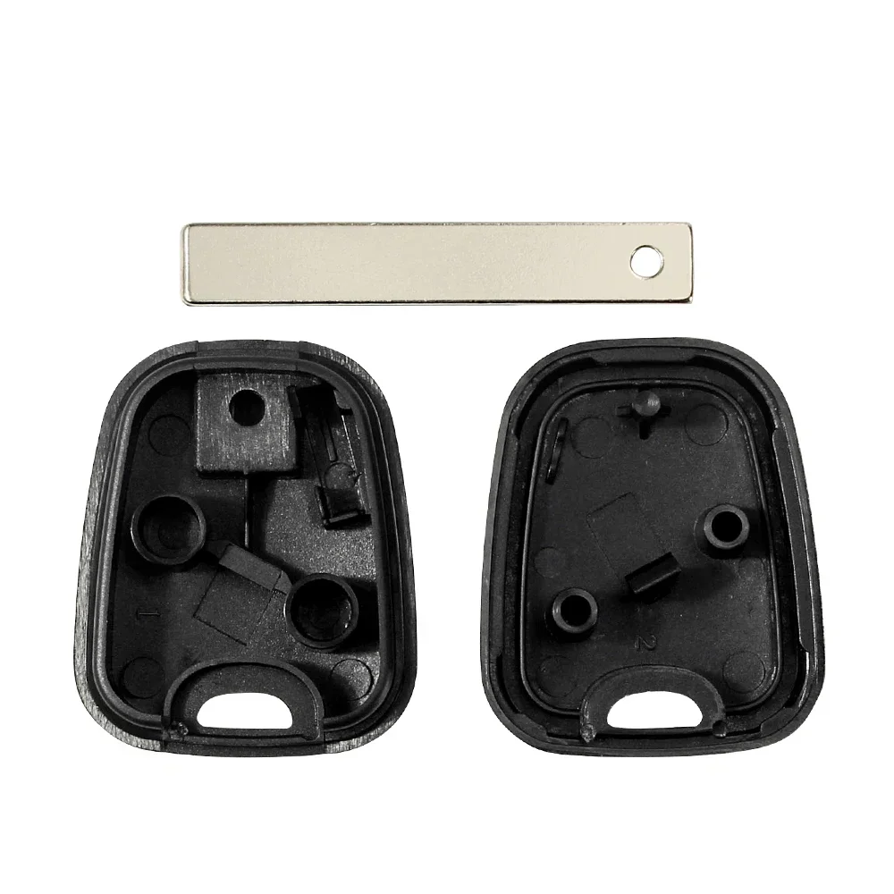 Keywe 5 szt. Dla Peugeot 106 107 307 206 207 306 406 dla Citroen C2 C1 C3 C4 wymiana transpondera etui na klucz