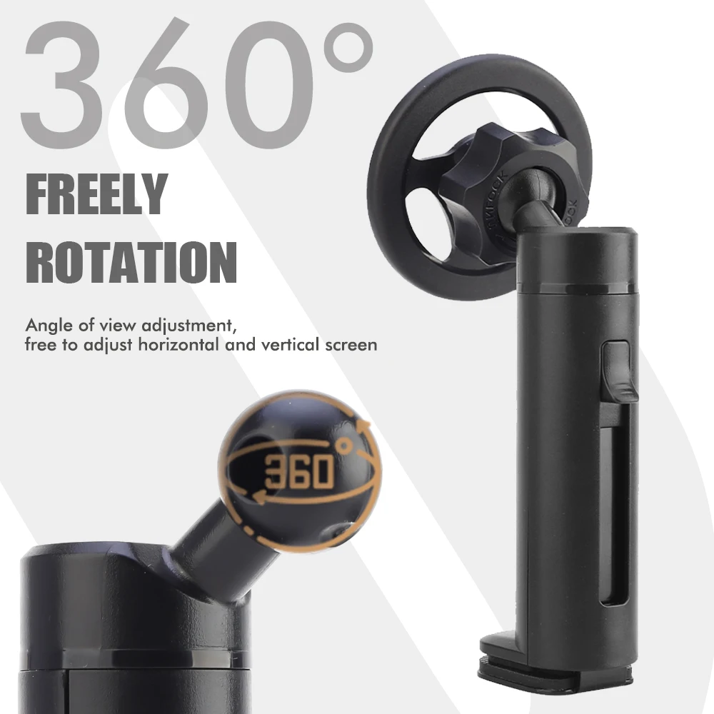 Universally Adjustable Mobile Phone Stand Multi-Functional Travel Mini Desktop Stand Swivel Folding Portable Kitchen Phone Stand