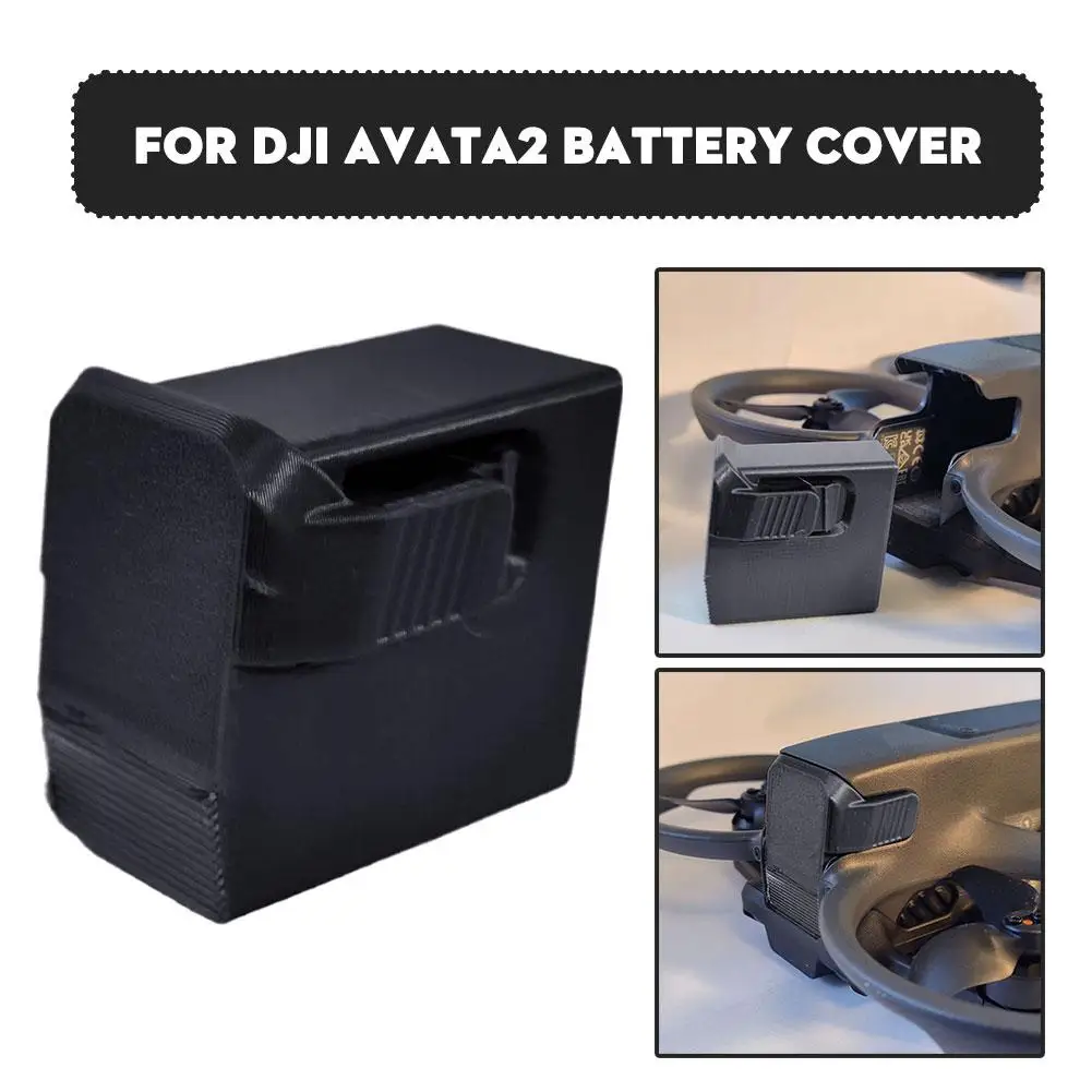 For DJI AVATA 2 Battery Protective Cover 3D Printing Battery Clip Buckle Anti-loose Fixer Holder For DJI AVATA 2 Bumper Mount