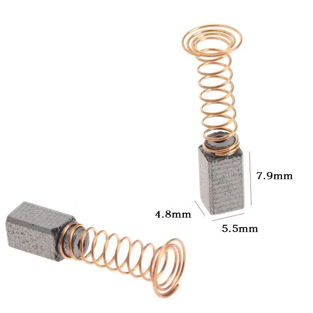 6 * 드릴 카본 브러쉬 전기 그라인더 교체 카본 브러쉬 D3000 전기 모터 전동 공구 용 로타리 도구 부품