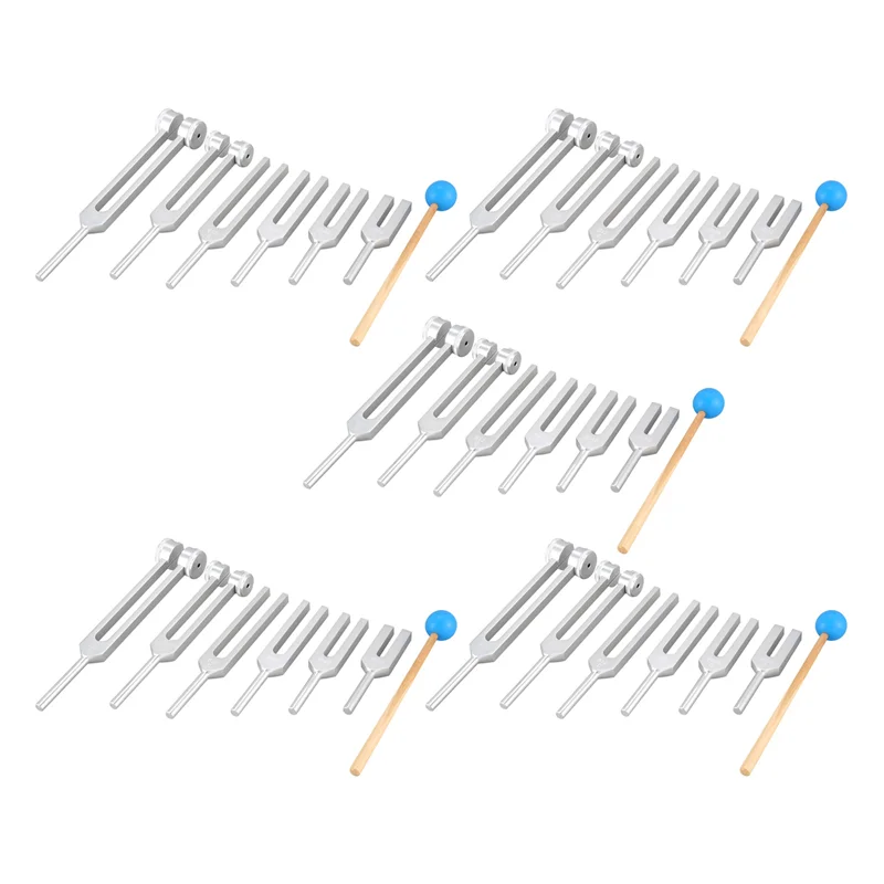 

A36T-30Pcs Aluminum 128Hz-4096Hz Tuning Fork Kit Healing Sound Vibration