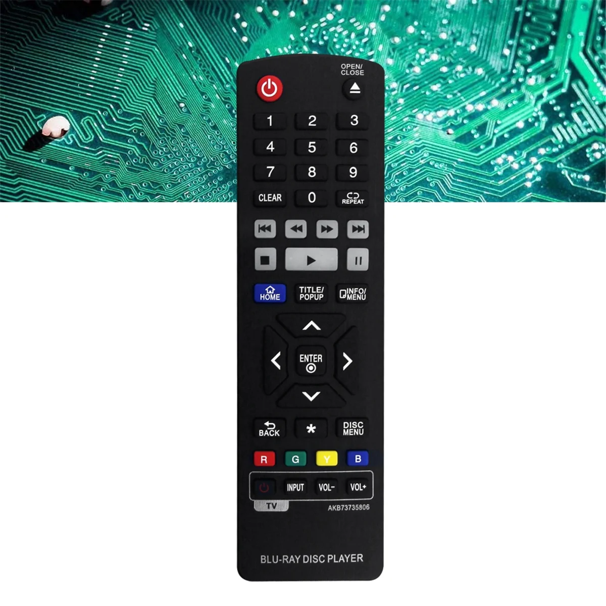 POSV-Sostituisci AKB 73735806   Telecomando per lettore Blu-Ray LG UBK90 BP330 BP430 BP430N BP530 BP540 BPM54 BP735 BP735B BP550 BP630