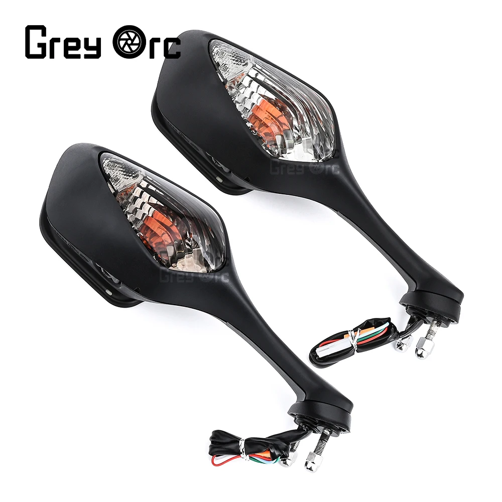 กระจกมองหลังมอเตอร์ไซค์คุณภาพสูง พร้อมไฟเลี้ยว สำหรับ Honda CBR1000RR 2008-2016 VFR 1200 2010-2017