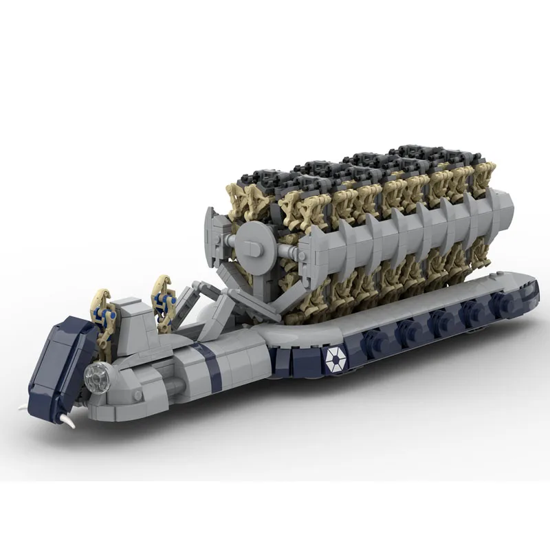 MOC-193233 نموذج مكعبات بناء قارب حرب الفضاء الخارجي الجديد، 2149 أجزاء، هدية عيد الميلاد والكريسماس للبنين والأطفال