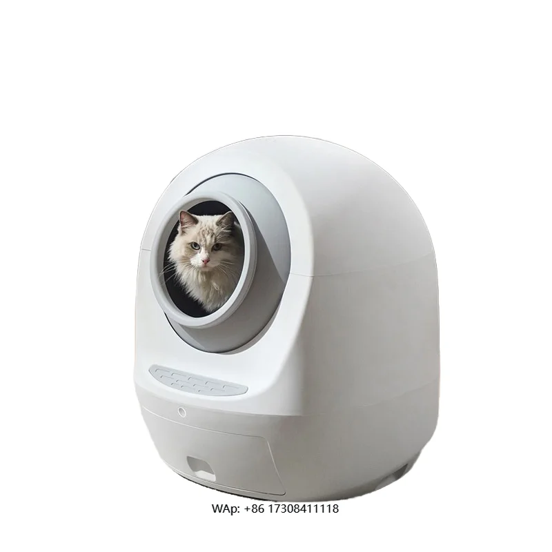 

Y21158 electric cleaning fully automatic fully enclosed smart metal plastic cat box 16kg