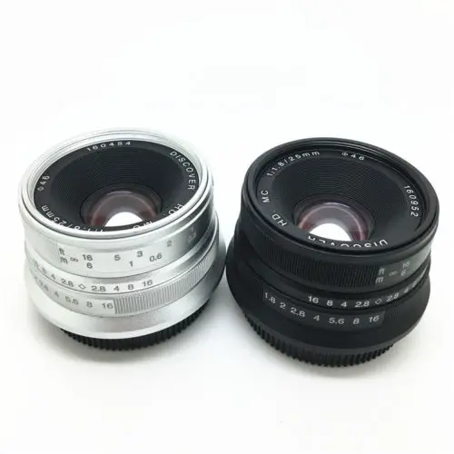 

25mm F1.8 Wide-angle Manual Focus Lens for E Mount Fujifilm FX Canon EOS Mount Olympus M4/3 Cameras