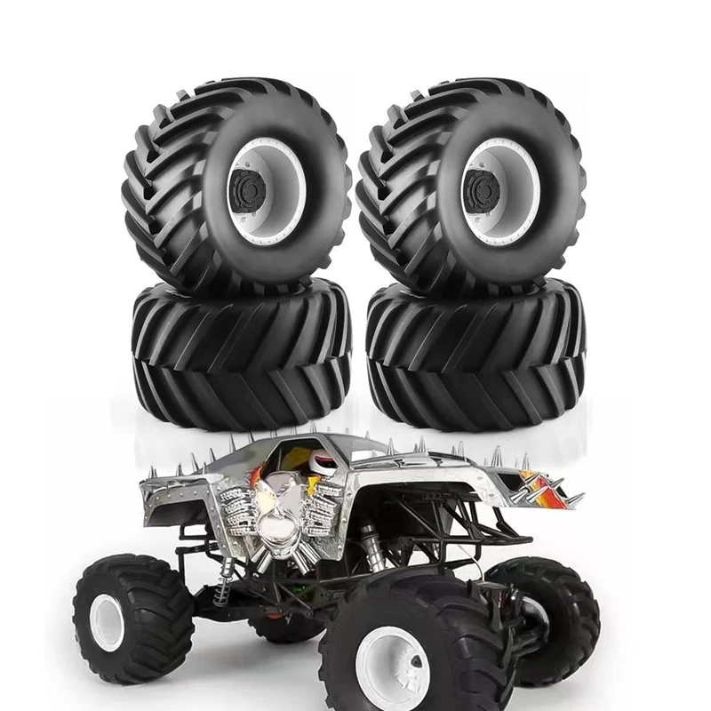 1/10 Super Wheels Tires 133X73mm Truck Tires For 1:10 RC Monster Truck Mk2 Axial Kyosho Tamiya Hpi Trax Spare Part