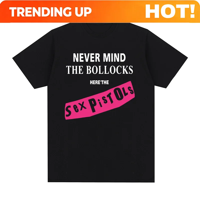 Sex Pistols Vintage T-shirt Never Mind The Bollocks Cotton Men T shirt New TEE TSHIRT Womens tops Unisex