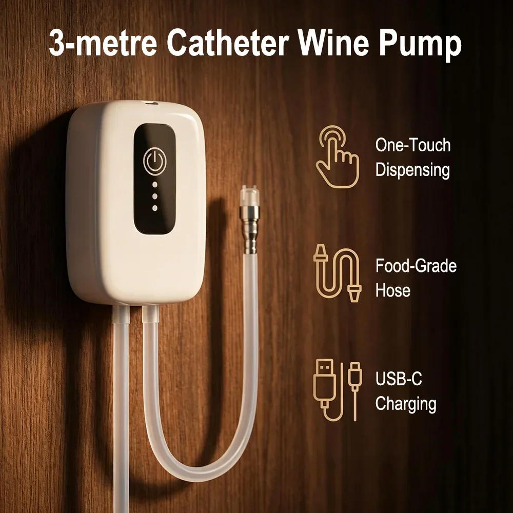 Auto Siphon Homebrew Food Grade Homebrew Equipment Kit Rechargeable USB Auto Siphon Self Priming Pump For Home Brew Wine Beer