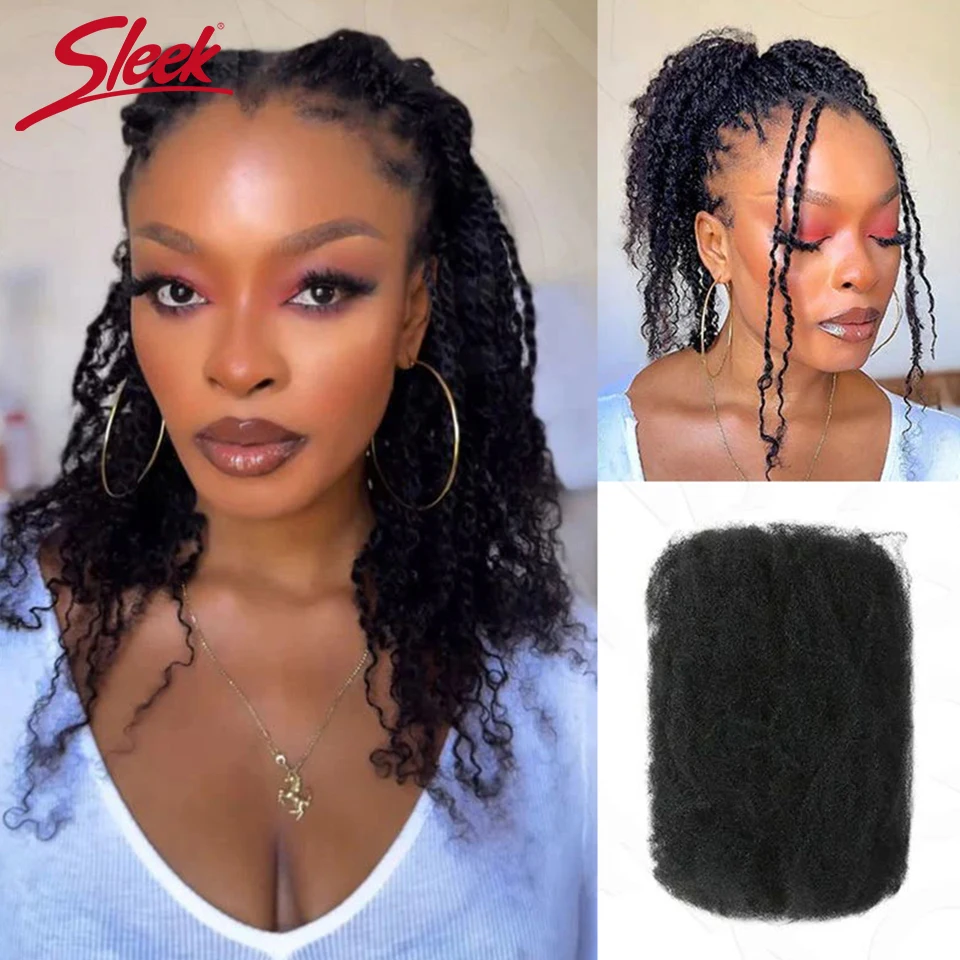 

Гладкие натуральные косы, афро-кудрявые объемные волосы без насадки, QVR, афро-кудрявые человеческие волосы для плетения, бразильские дреды Remy