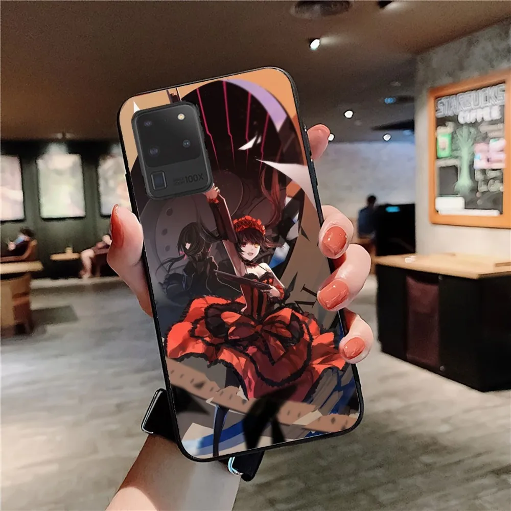 Date A Live Tokisaki Kurumi Phone Case For Samsung S 9 10 20 21 22 23 30 23plus lite Ultra FE S10lite Fundas