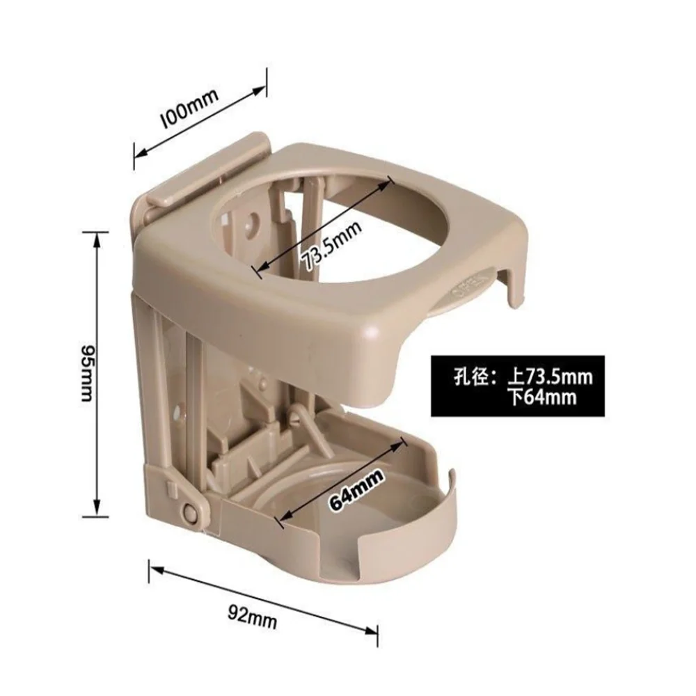 حامل أكواب مشروبات قابل للطي للسيارة لأوبل زافيرا A B فوكسهول زافيرا كورسا C كامبو D فوكسهول كورسا 3 فان