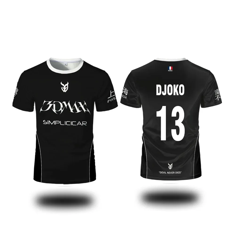 CSGO Esports 3DMAX نادي موحد جيرسي CS2 لاعب مخصص التدريب القمم الرجال والنساء الرياضة تنفس تي شيرت مروحة الهدايا #6