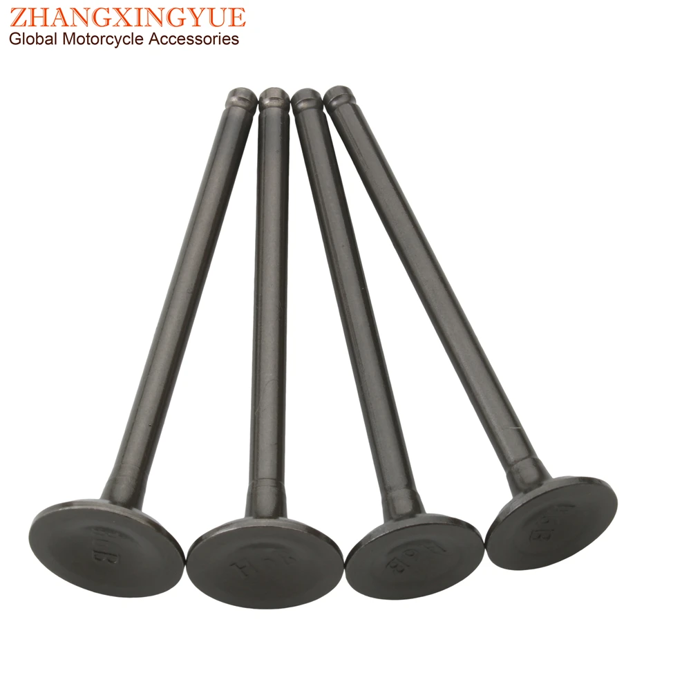 4PC Bws125 Zuma125 Yw125 19mm 21mm Racing Intake And Exhaust Valves For Yamaha Cygnus-X 125 Zuma Bws Yw 125cc 4T