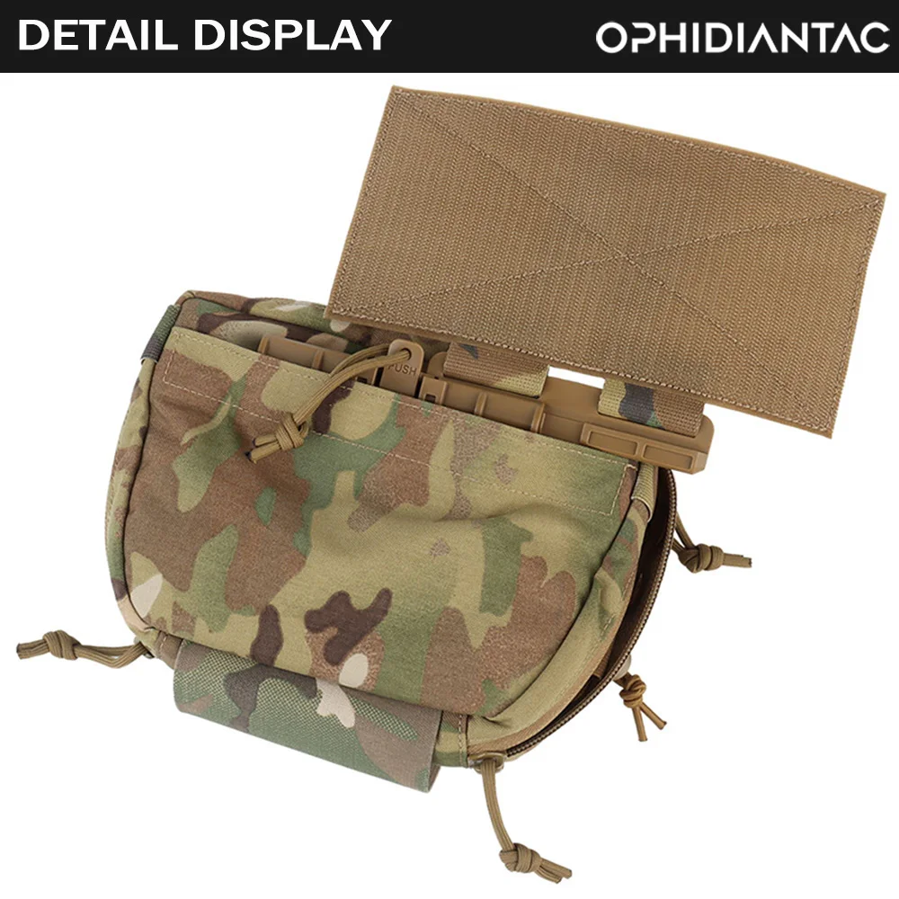 OPHIDIANTAC Nylon-Brusttasche Schnellzugriff-Plattenträger-Zubehörtasche für Outdoor-Sport – Detail 7