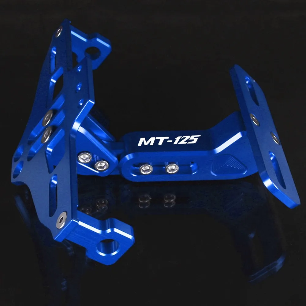 

Держатель номерного знака, рамка номерного знака для Yamaha MT125 MT 125 MT-125 2014 2015 2016 2017-2023, кронштейн светодиодного фонаря указателя поворота