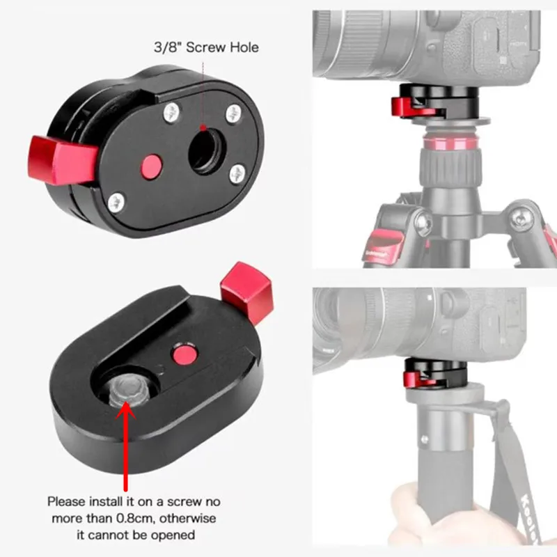 Mini Quick Release Plate with 1/4\