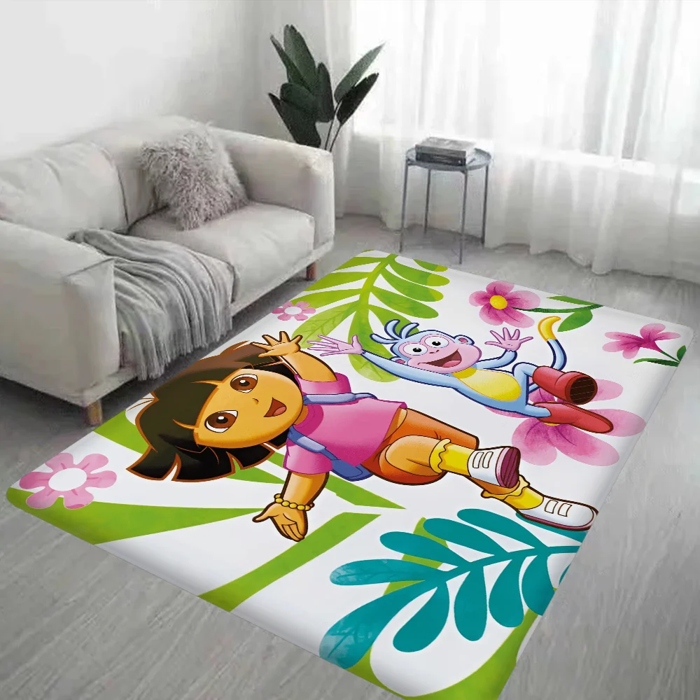 D-Doras Floor Mat INS Style Soft Bedroom Floor House Laundry Room Mat Anti-skid Household Carpets