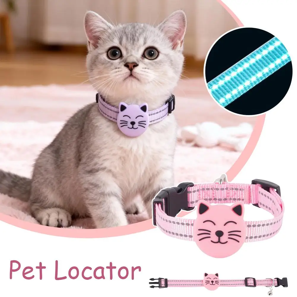 

GPS-трекер для животных, ошейник для кошек и собак, глобальный локатор, водонепроницаемое устройство для поиска животных, совместимое с Apple Find My, аксессуар для кошек и собак.
