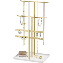 Jewelry Holder Organizer Stand Rack Jewelry Hanger for Necklaces Bracelets Earrings Aesthetic for Storage and Display