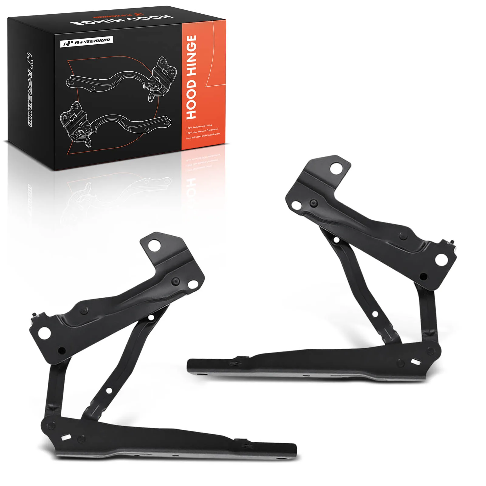 A-Premium Pair Front Driver & Passenger Side Hood Hinge for Jeep Patriot 2007-2017