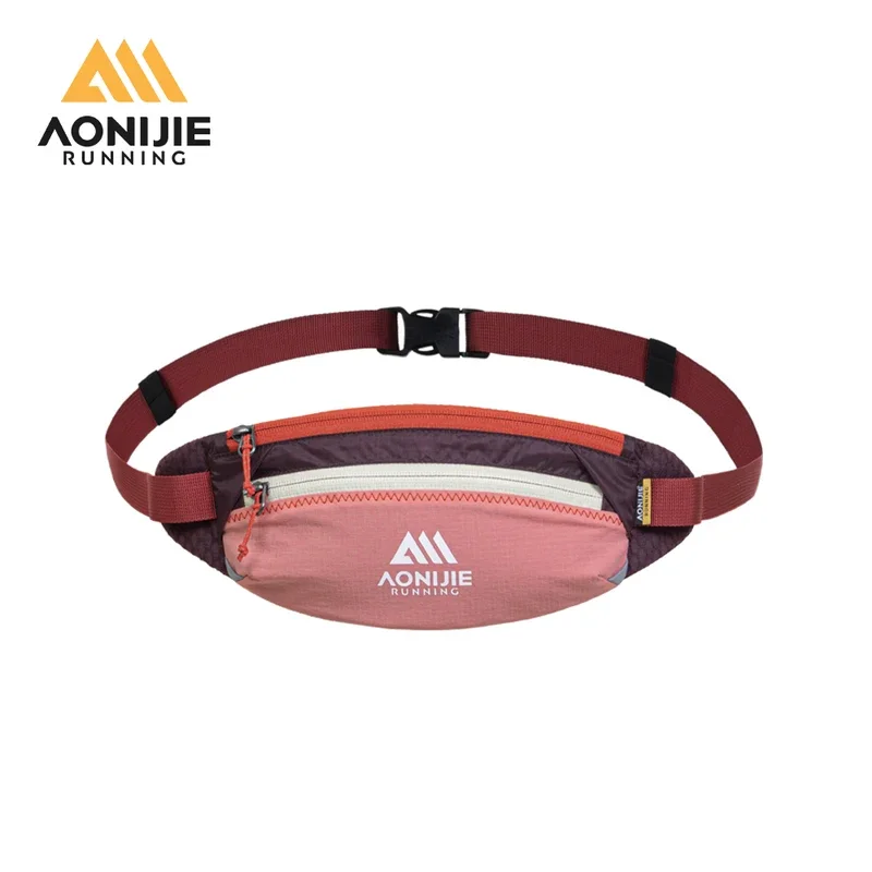 AONIJIE-riñonera deportiva para hombre y mujer, riñonera para correr, carrera, maratón, entrenamiento, cinturón de almacenamiento de cintura que