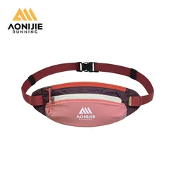 AONIJIE-riñonera deportiva para hombre y mujer, riñonera para correr, carrera, maratón, entrenamiento, cinturón de almacenamiento de cintura que absorbe la humedad