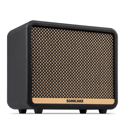 AMPLIFICAKE-Amplificador de guitarra Digital de modo Dual, amplificador de práctica de guitarra de 10W con 100 preestablecidos, Control por aplicación de baterista 99 QAM-20