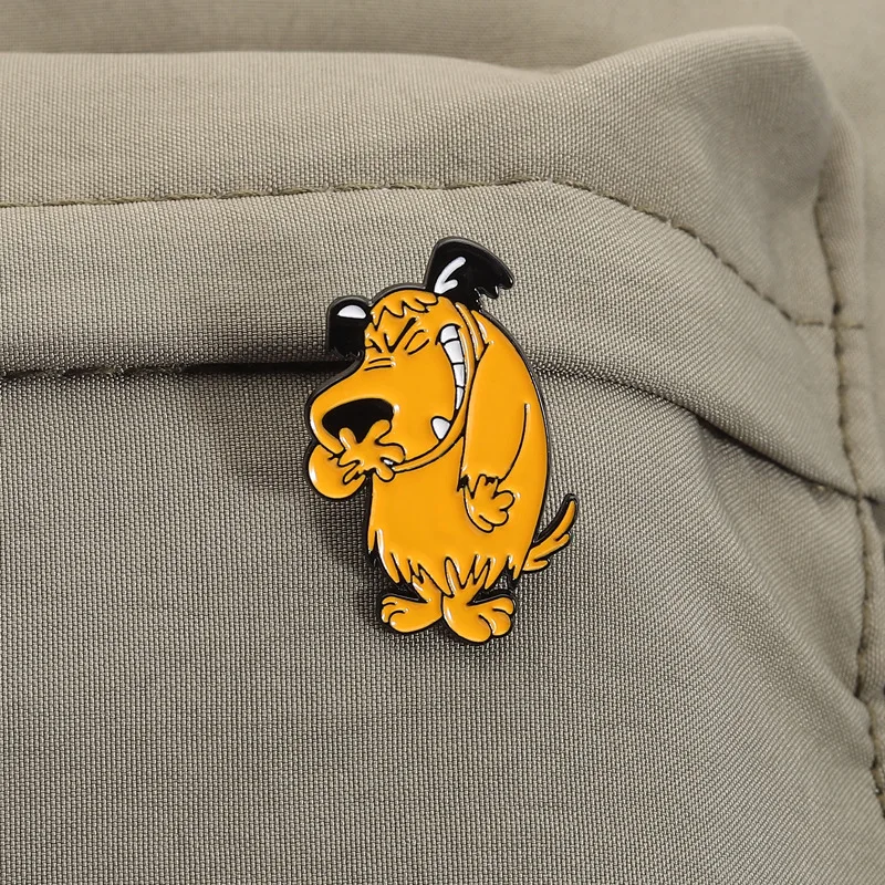 Animal Brooches Cartoon Cute Grinning Dog Metal Badges Small Gifts Wholesale Cap Pin Backpack Accessories Pins for Backpacks